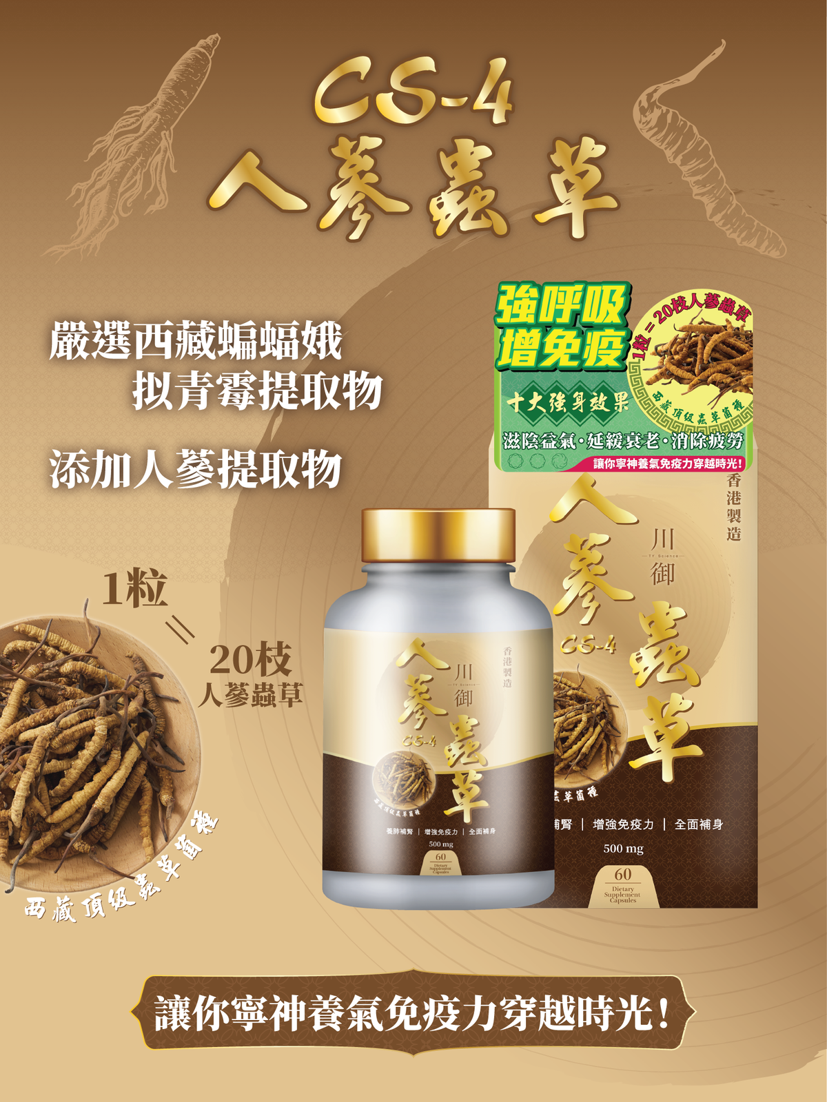 TY Science川御 人蔘蟲草