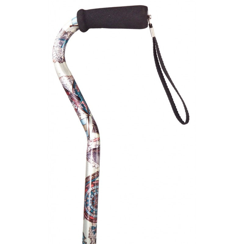 Aidapt foam grip aluminum alloy crutches Adjustable Offset cane - Foam grip