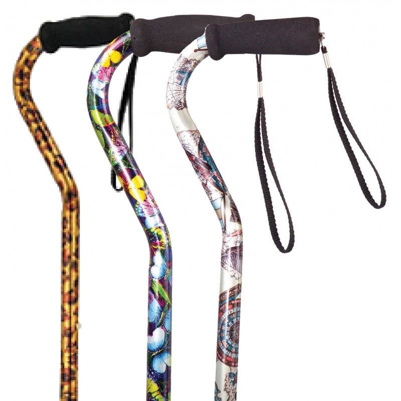 Aidapt foam grip aluminum alloy crutches Adjustable Offset cane - Foam grip