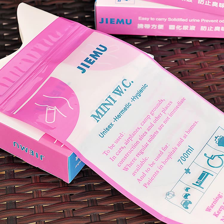 Jiemu vehicle emergency urine bag (1 box 4 pieces) urinal urinal bag
