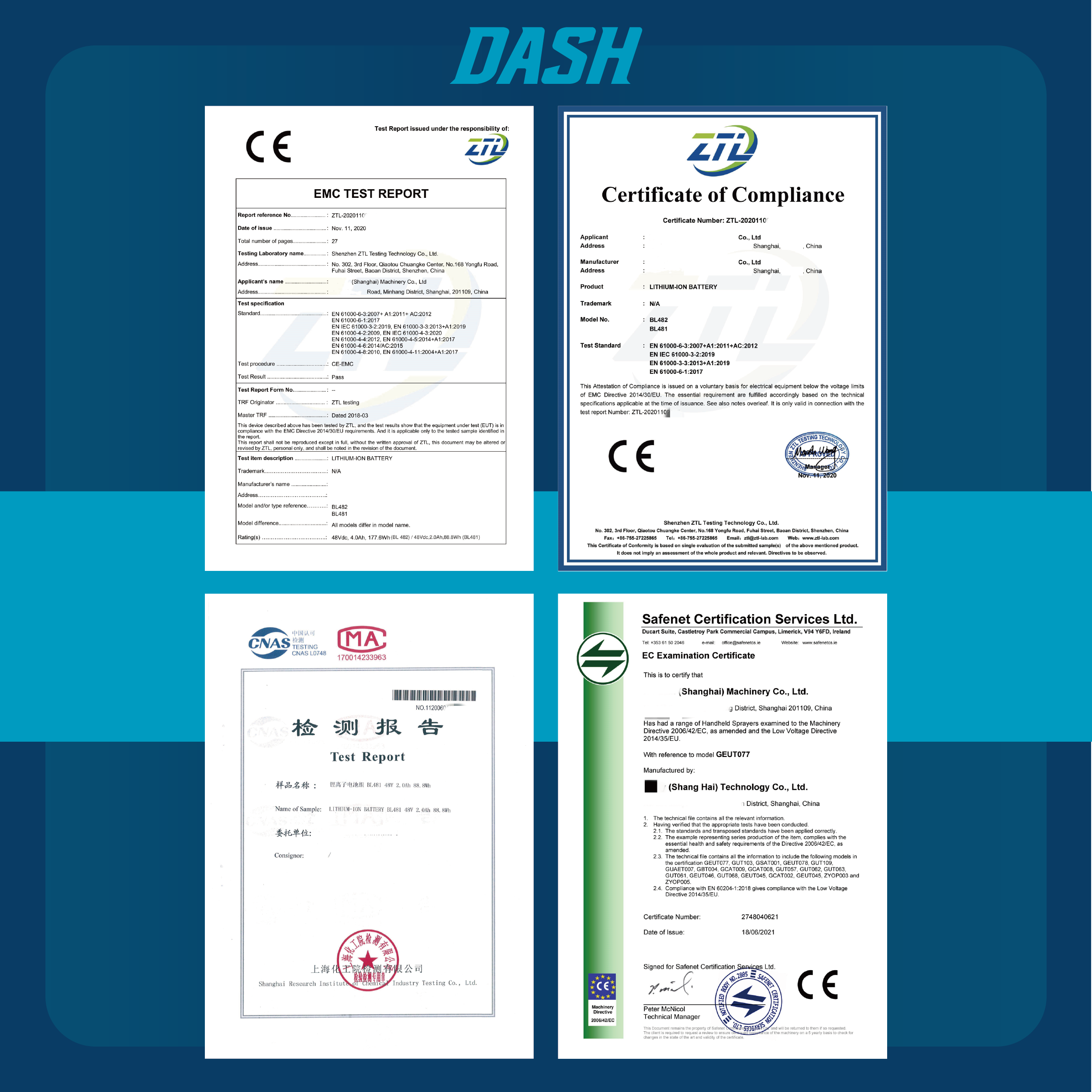 DASH DFB04.01 Knapsack Particle Disinfection Gun