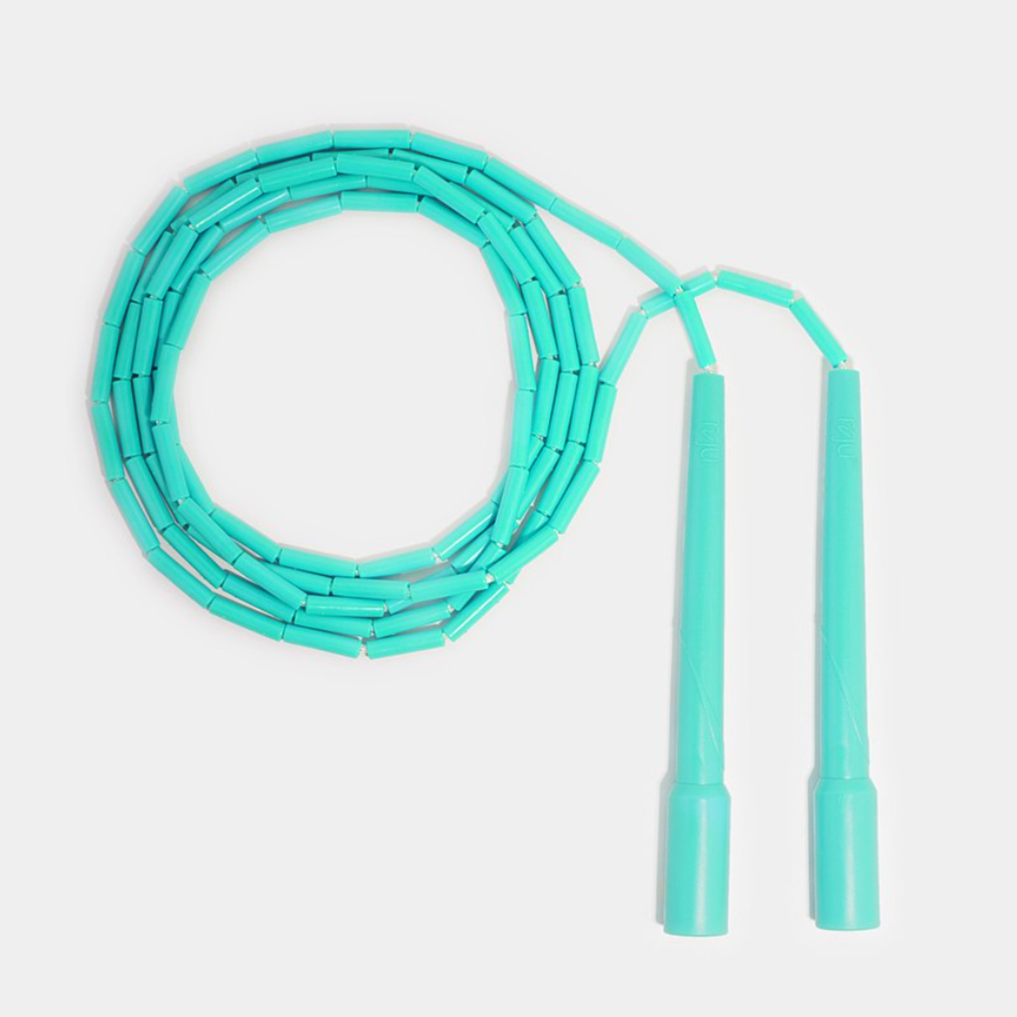 ROJU -【世界跳繩冠軍張柏鴻品牌】J3跳繩 節拍繩 拍子繩 3米 (長柄輕拍/湖水藍)