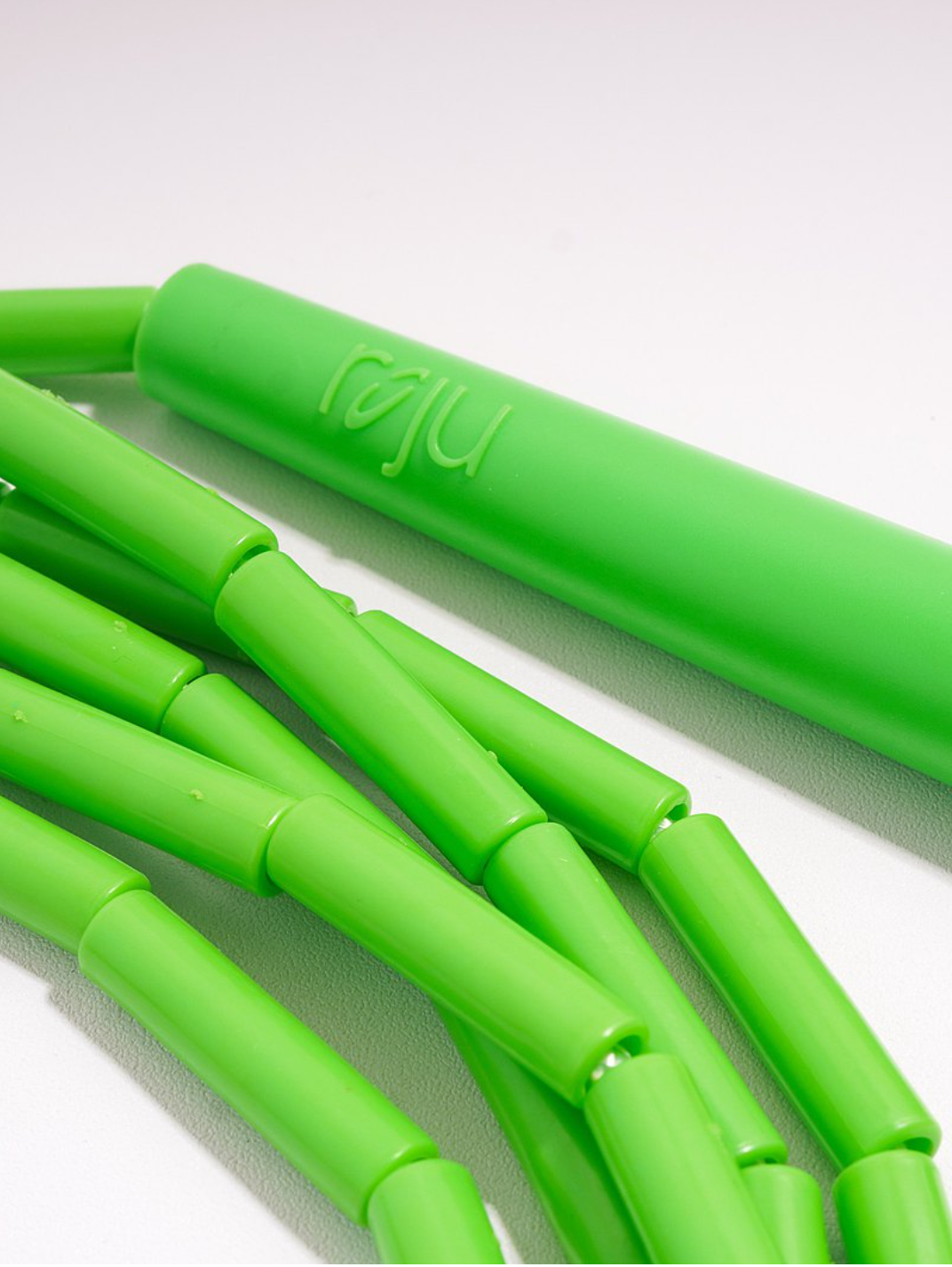 ROJU -【世界跳繩冠軍張柏鴻品牌】J3跳繩 節拍繩 拍子繩 3米 (長柄輕拍/湖水藍)