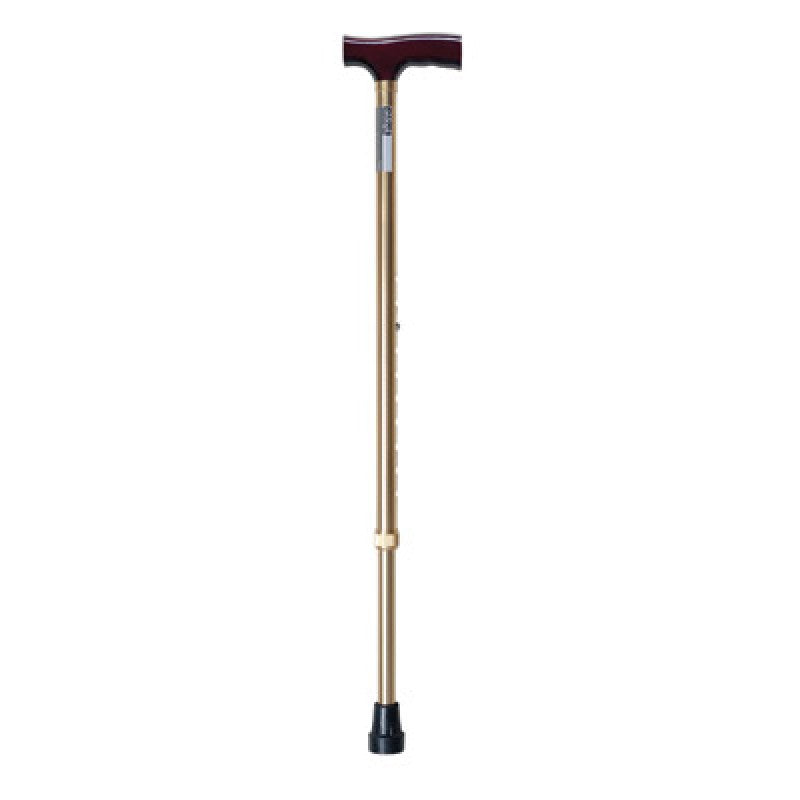 Aidapt Wooden Hand Grip Walking Stick Wooden Hand Grip Walking Stick (Gold)