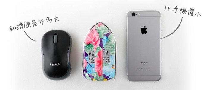 TSL - Ultra Mini Cordless Handheld Iron|Travel Iron - Black