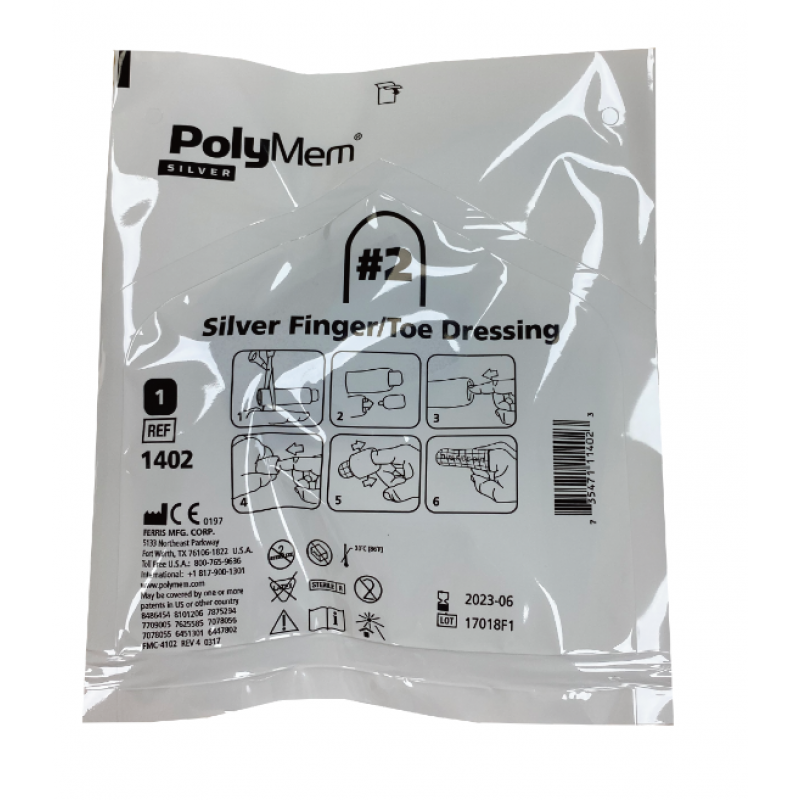 PolyMem Silver 多功能指形版敷料 (含銀)