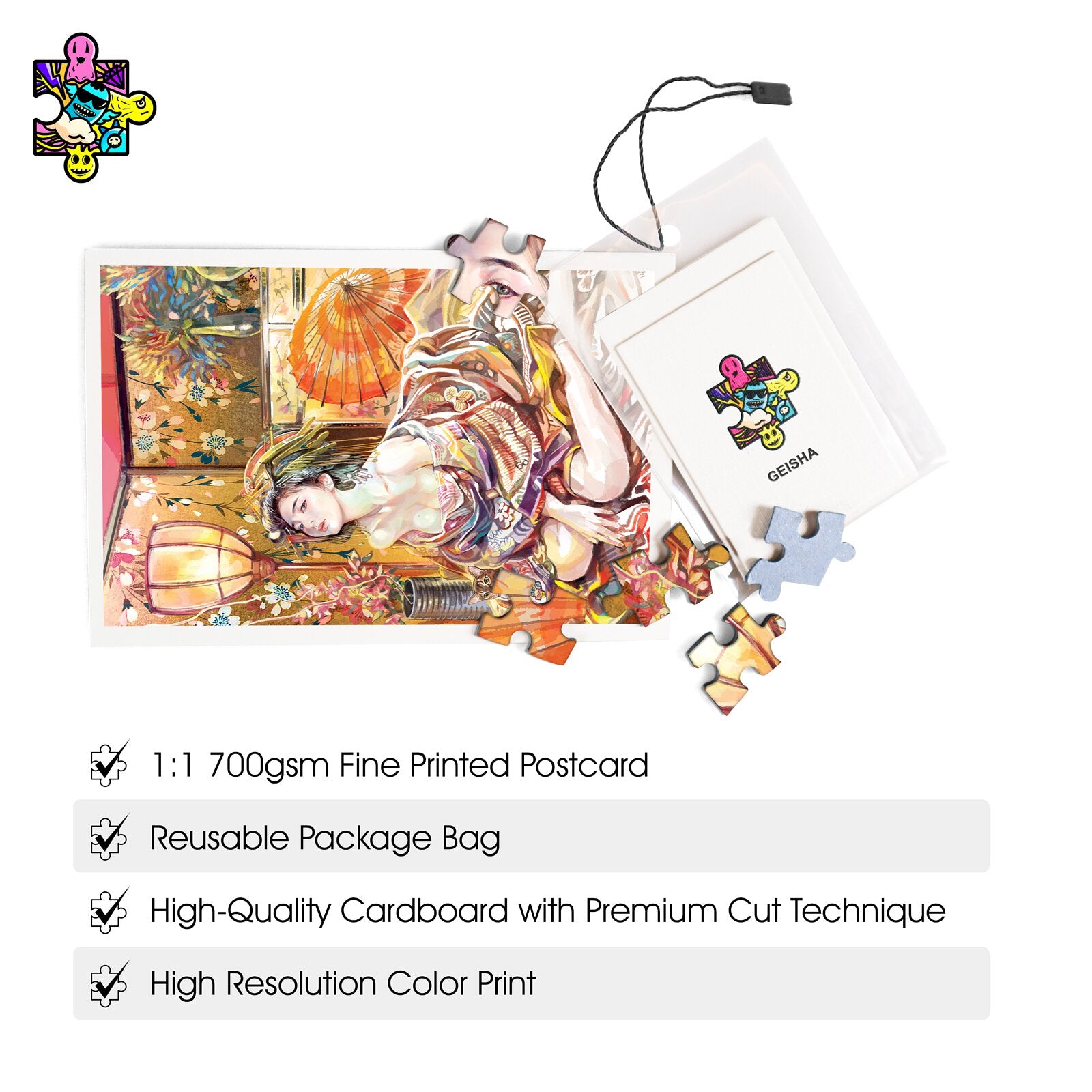 PUZZMATE GEISHA by Man Tsang