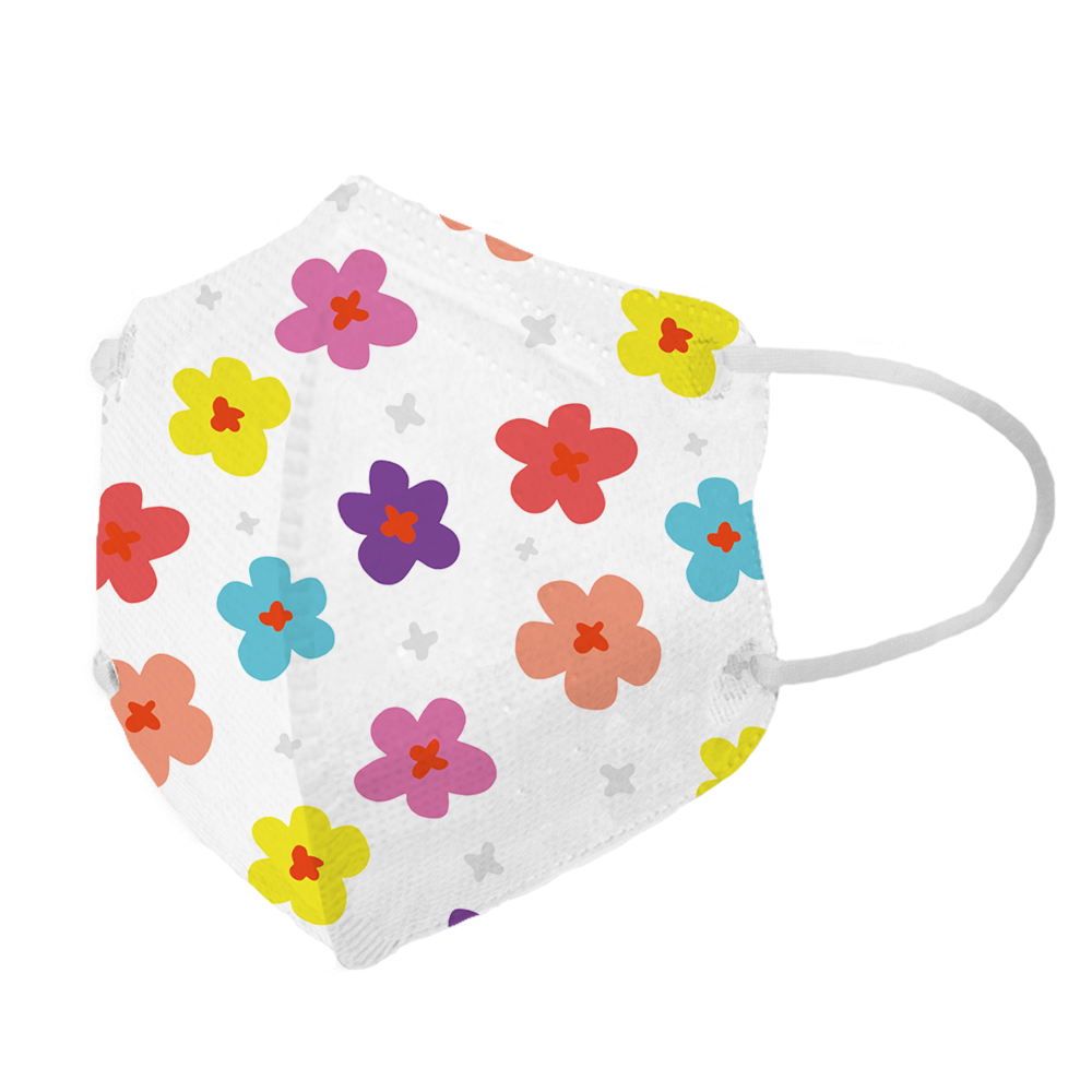 acc+ 台灣超立體幼童口罩(自定圖案)花花