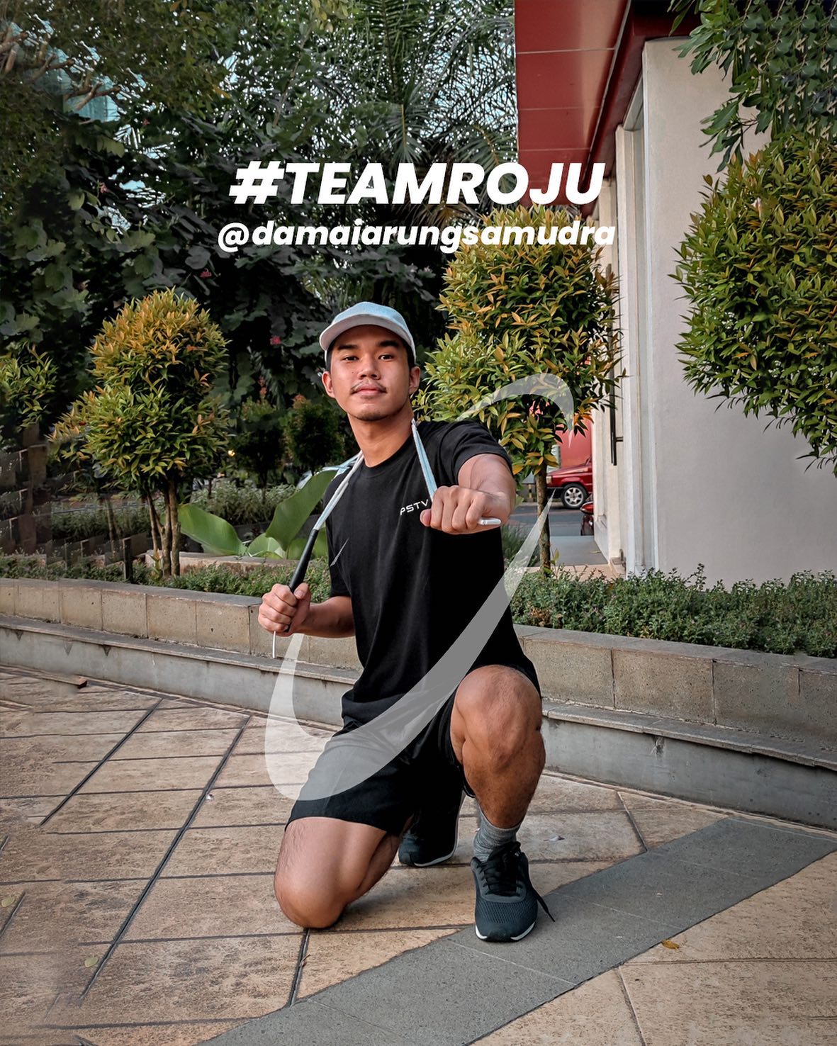 ROJU -【世界跳繩冠軍張柏鴻品牌】J3跳繩 節拍繩 拍子繩 3米 (長柄輕拍/湖水藍)