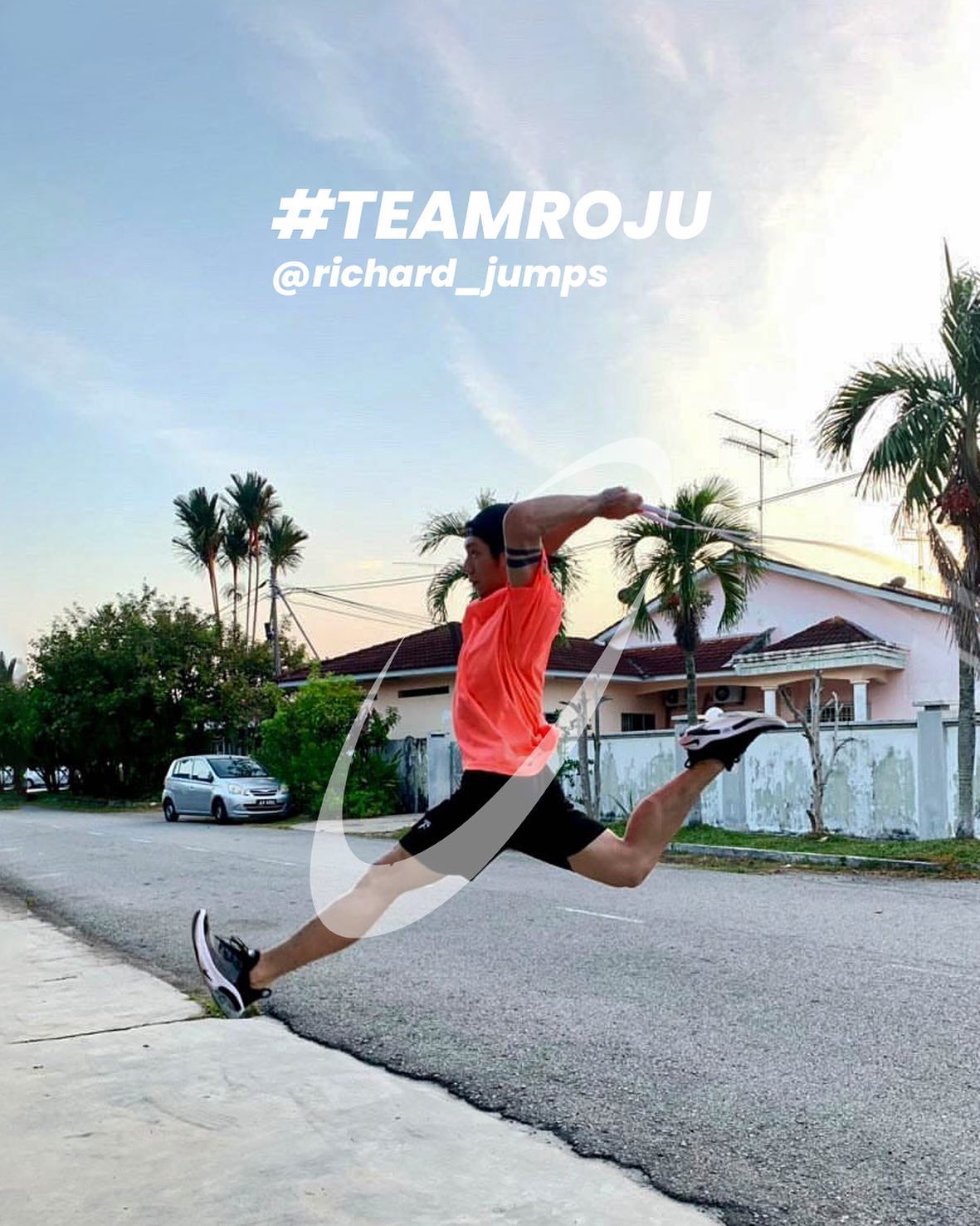 ROJU -【世界跳繩冠軍張柏鴻品牌】J3跳繩 節拍繩 拍子繩 3米 (長柄輕拍/湖水藍)