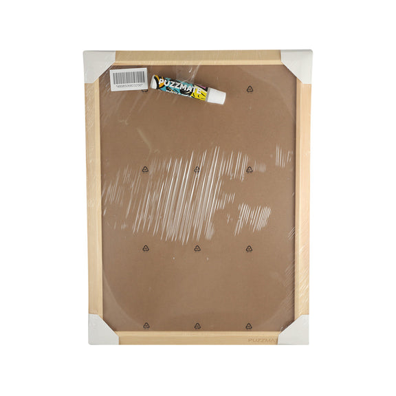 PUZZMATE 拼圖畫框 52X38CM 木色框豎向 + 拼圖專用膠水50ML