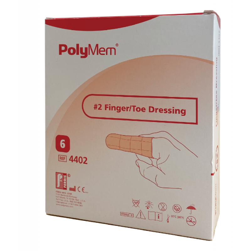 PolyMem Multifunctional Finger/Toe Dressing