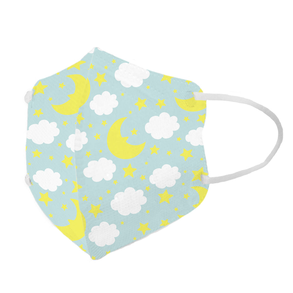 acc+ 台灣超立體幼童口罩(自定圖案)月亮