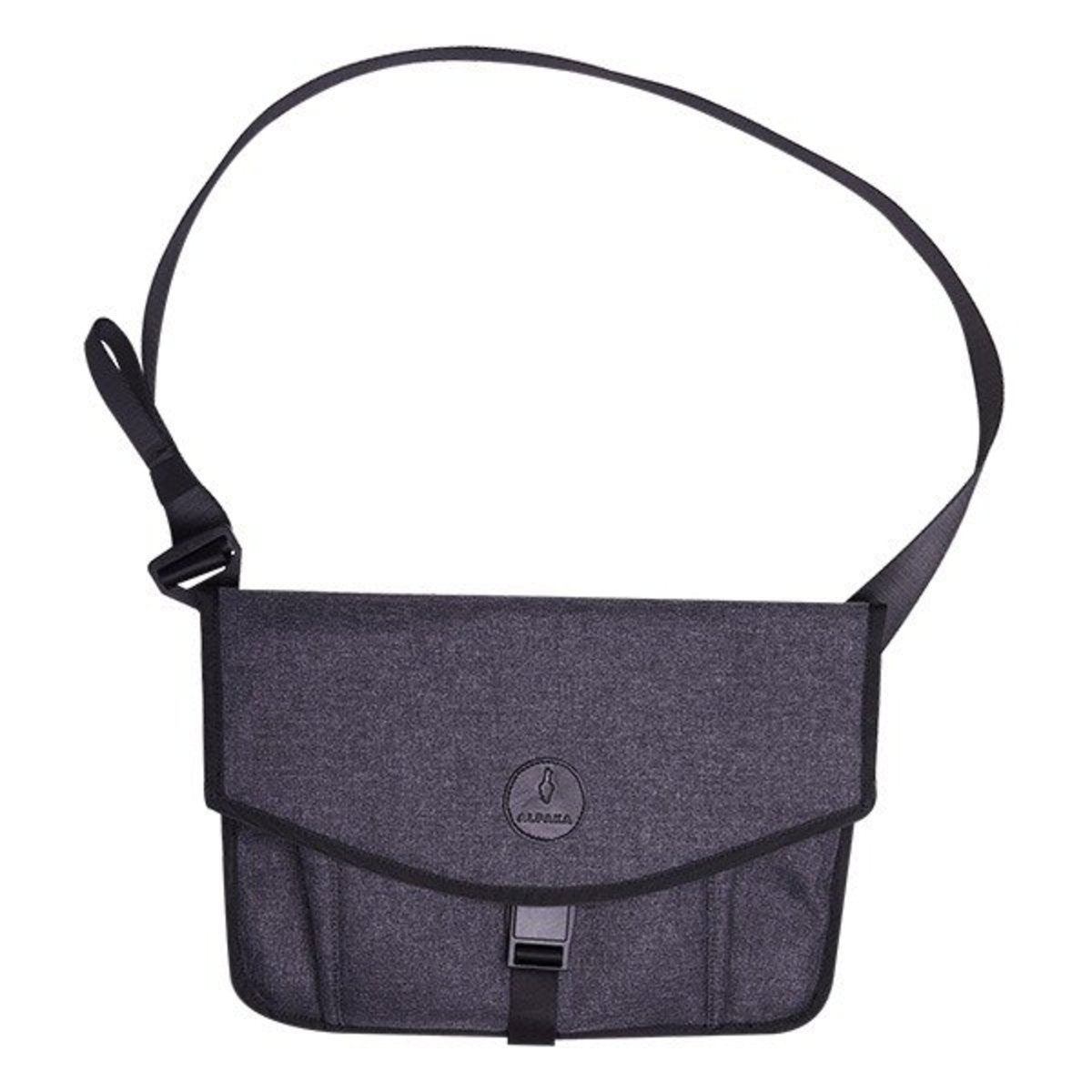 Australia ALPAKA - ALPHA Messenger multifunctional anti-theft cross-shoulder messenger bag - gray