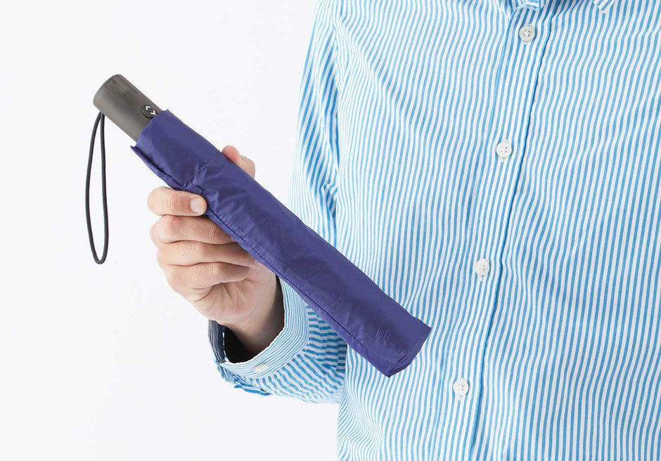 Amvel - VERYKAL LARGE (60cm) Ultra-Light One-touch Automatic Folding Umbrella - Cobalt Blue