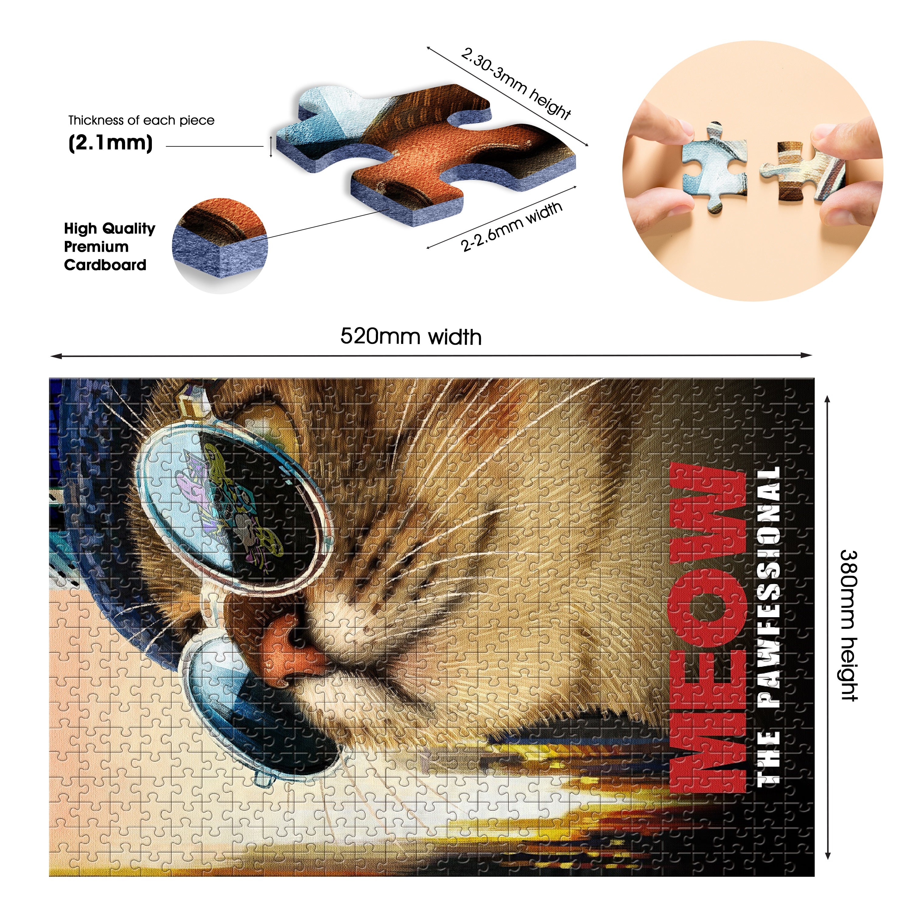 PUZZMATE THE PAWFESSIONAL 500