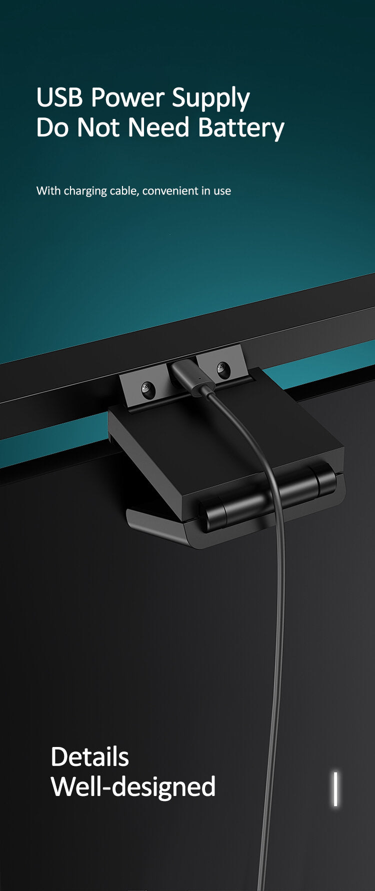 Usams - US-ZB179 Computer screen light|Screen smart hanging light