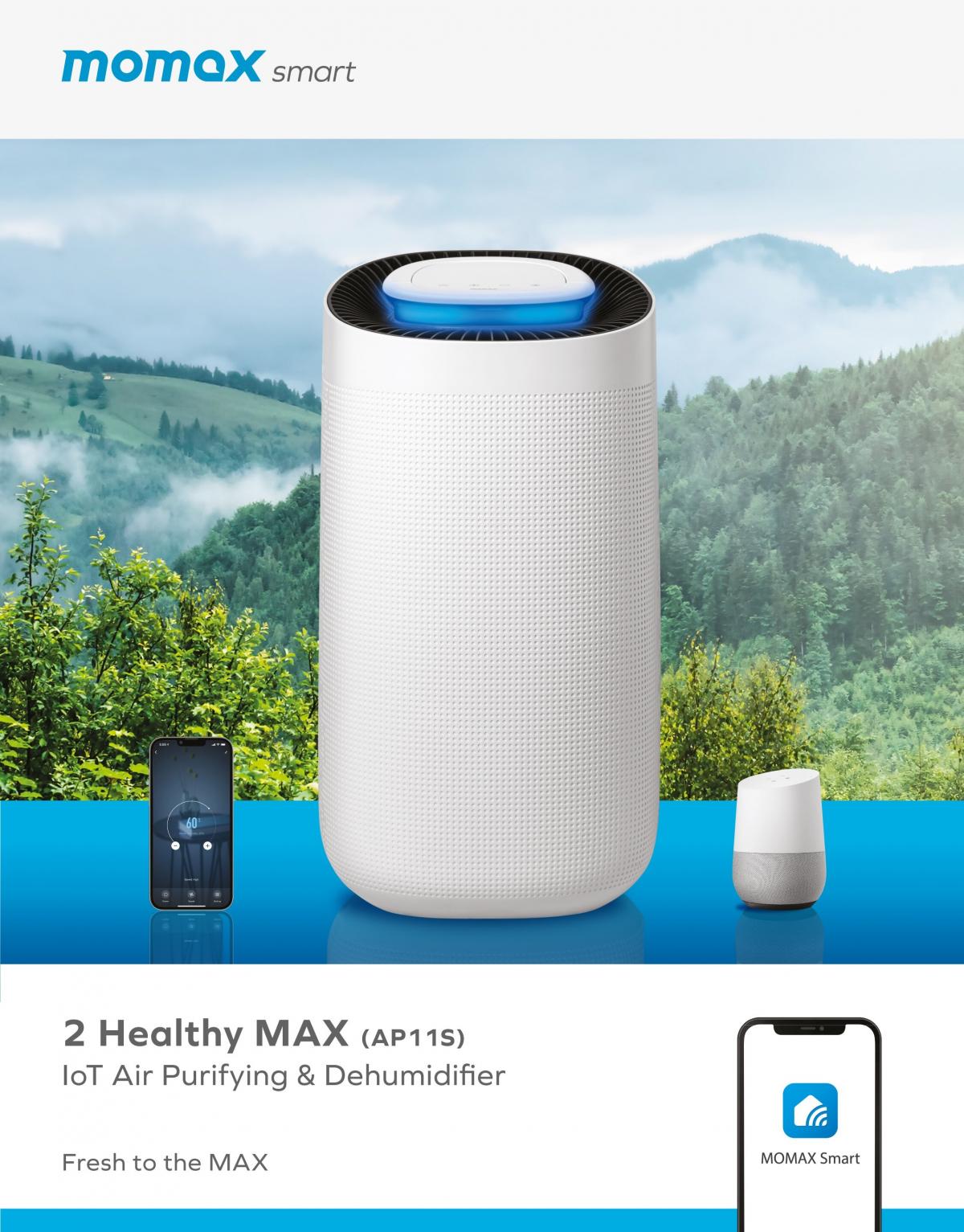 MOMAX - AP11 Smart Air Purifying Dehumidifier