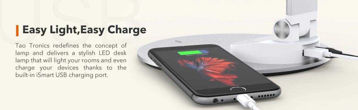 Taotronics - DL19 簡約設計、可調色溫座枱燈|檯燈|LED燈泡 TT-DL19