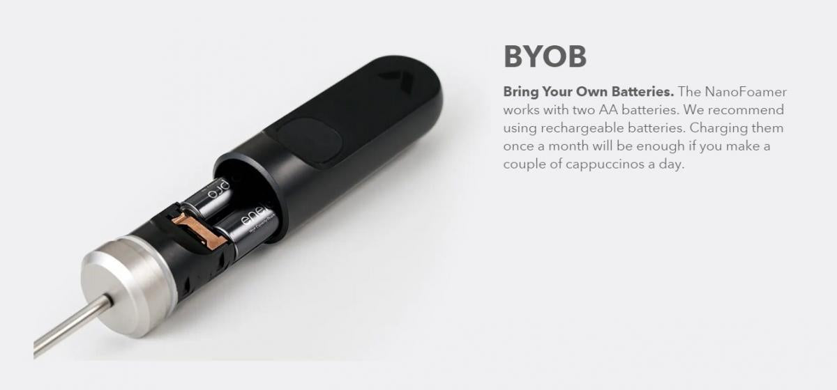 Subminimal - NanoFoamer 免蒸氣便攜拉花奶泡棒|咖啡拉花|電動打奶泡機|打奶泡神器