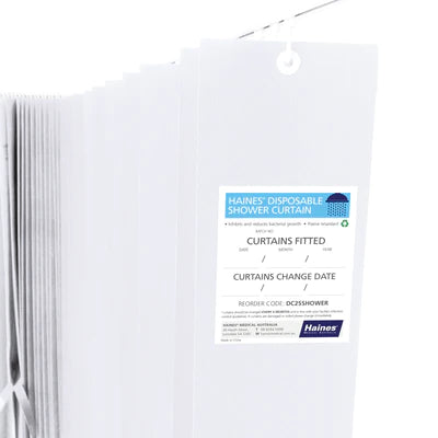 Haines® Disposable Shower Curtains 一次性醫用淋浴簾