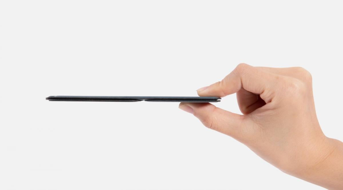 MOFT - Snap Laptop Phone Holder Magnetic extension phone holder | Compatible with MagSafe | For laptops | Magnetic stickers - Space Gray