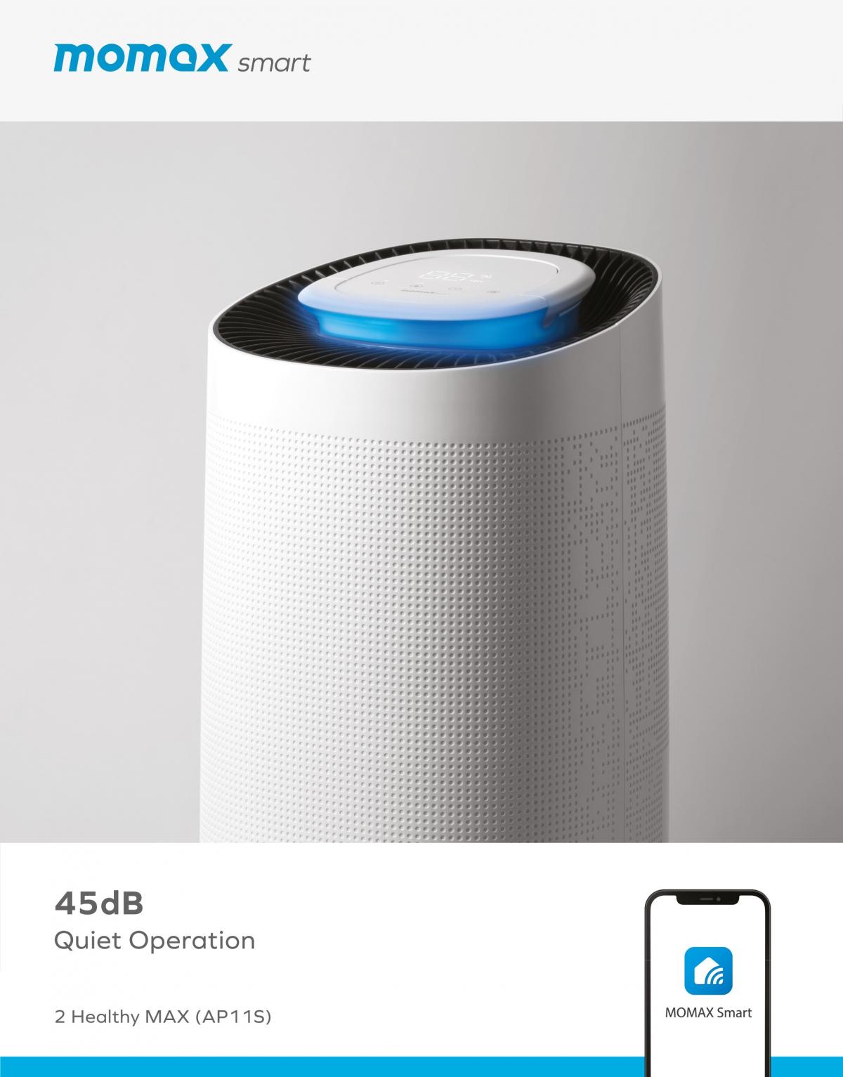 MOMAX - AP11 Smart Air Purifying Dehumidifier