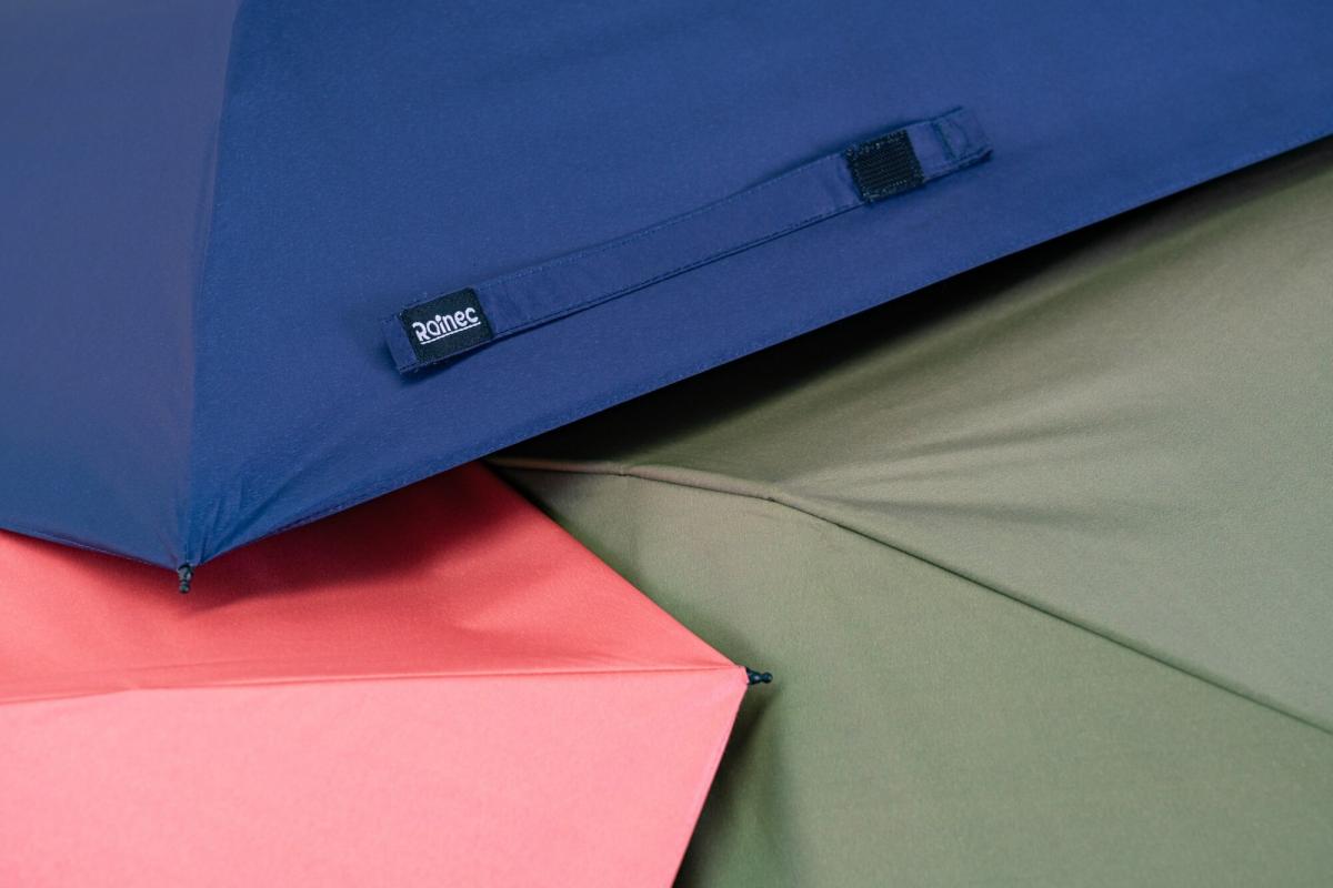 RAINEC - AIR ultra-light opaque water-repellent folding umbrella - graphite black