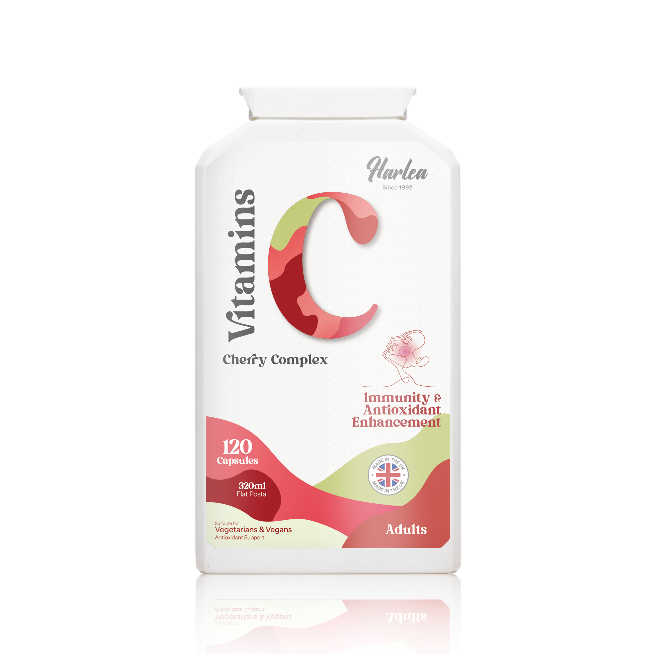 Harlea Vitamin C Acerola Immune Complex (Food Form) 維他命 C 櫻桃免疫複合物(120粒)