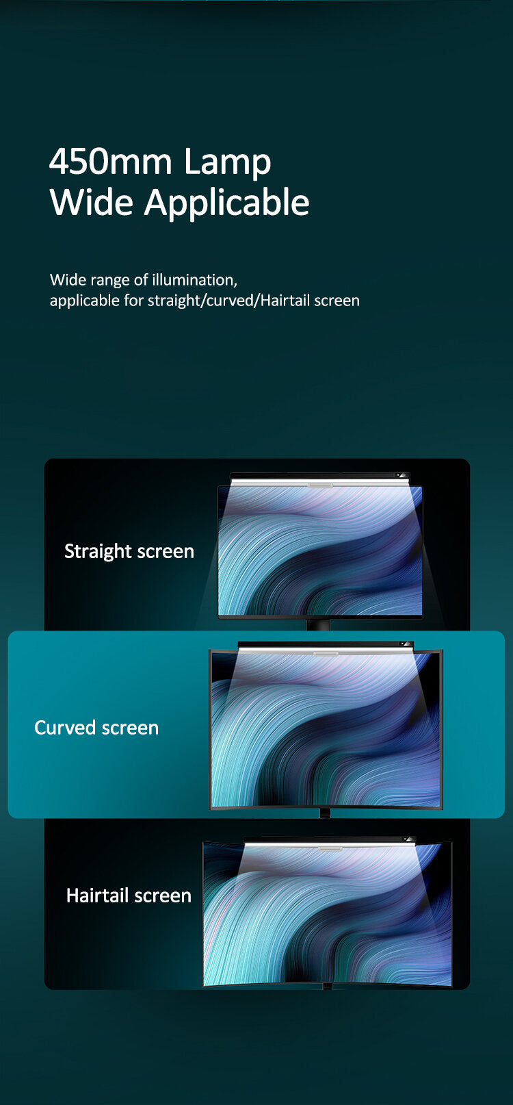 Usams - US-ZB179 Computer screen light|Screen smart hanging light