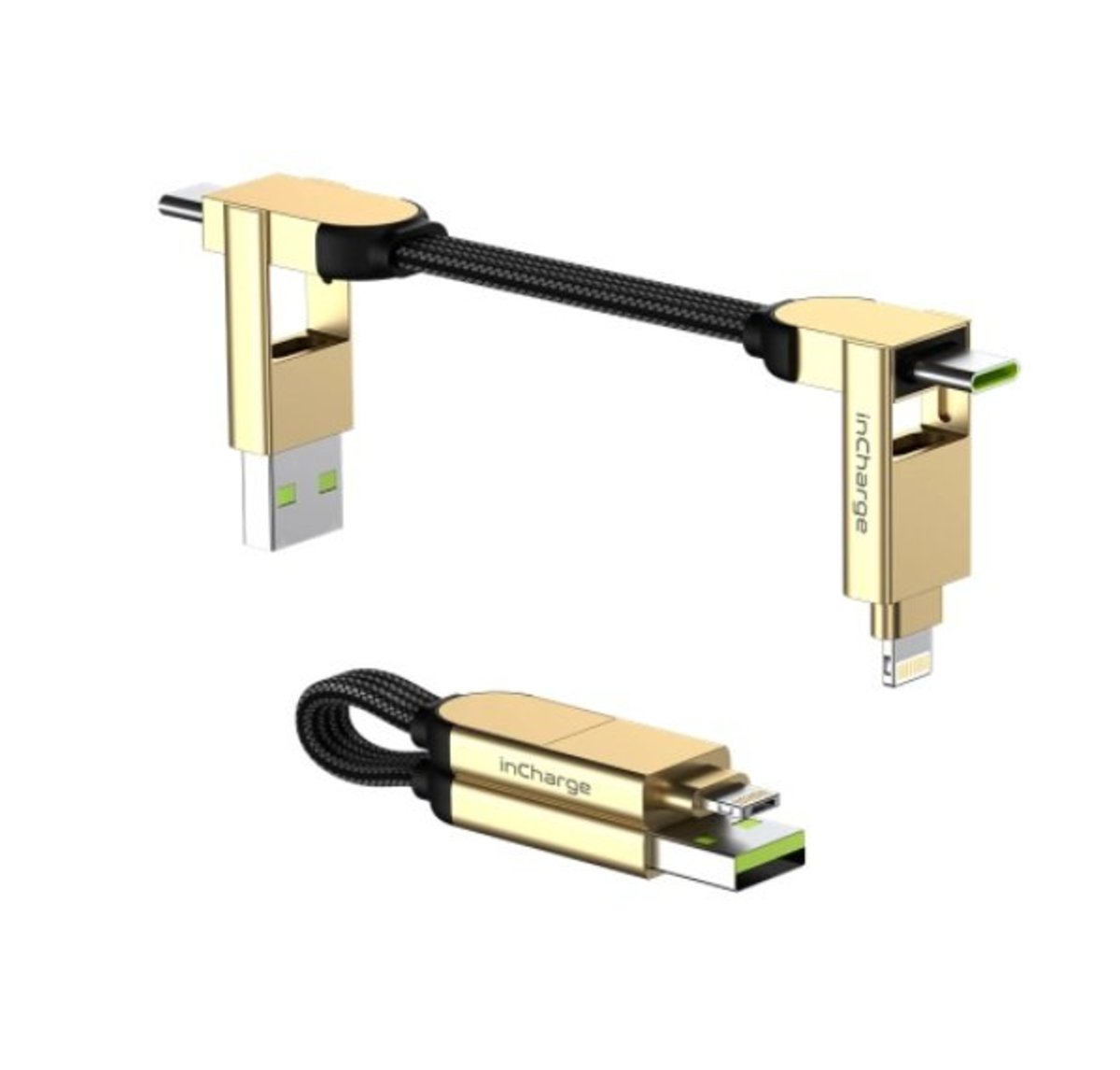 incharge - inCharge X 六合一充電傳輸線 - 金色