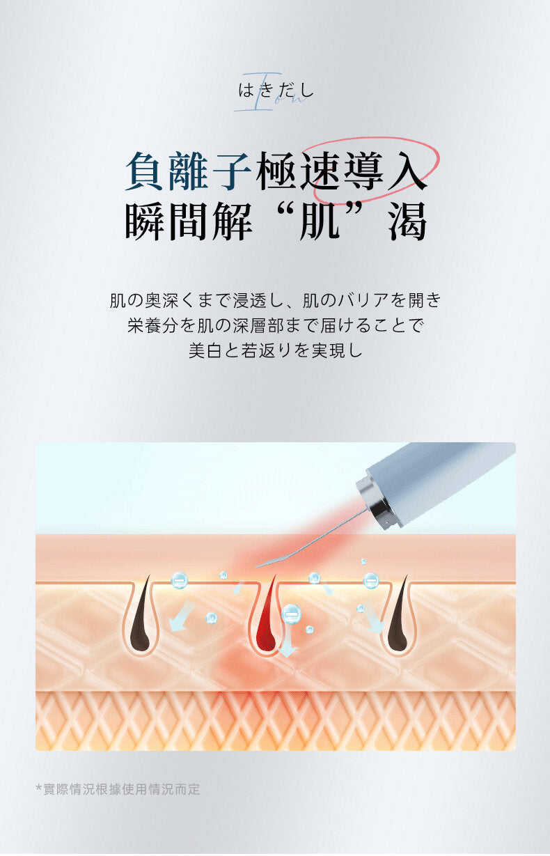 Jujy - 超音波極致淨顏彩光鏟皮機|去黑頭|收毛孔|去角質|補水保濕|提拉緊致|導出導入