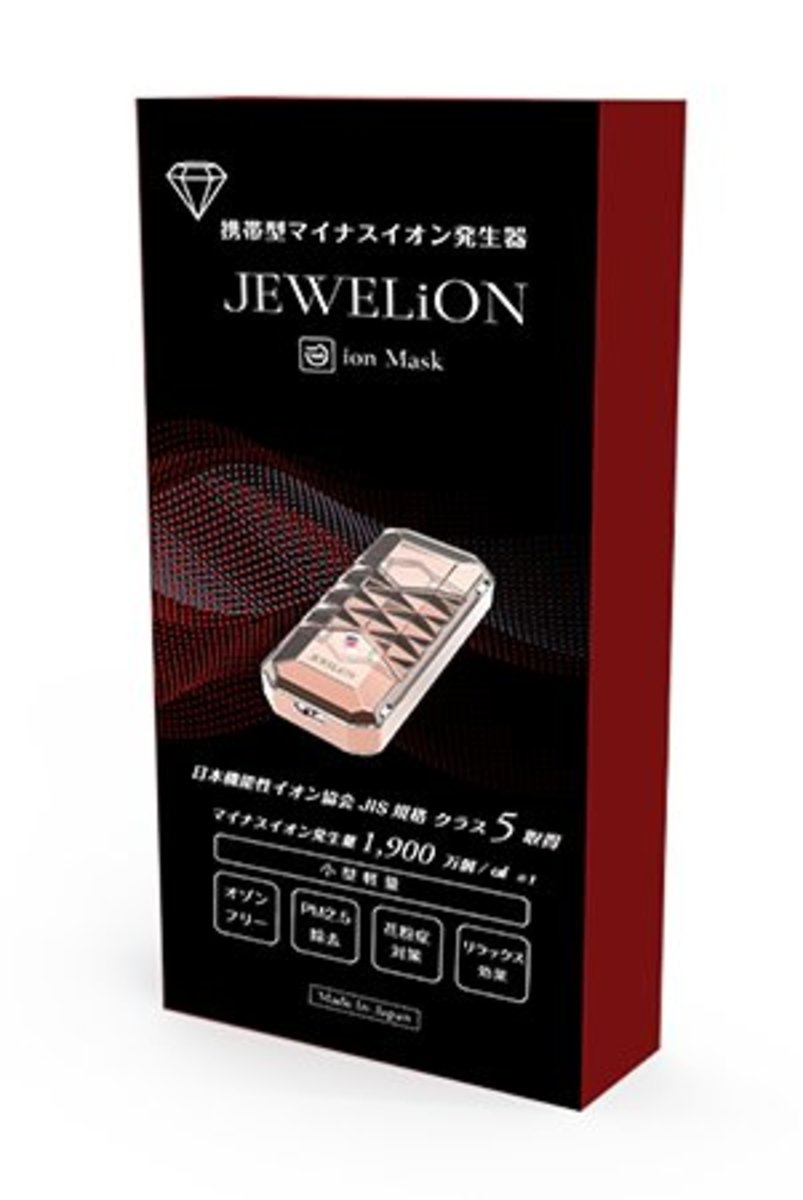 JEWELiON - ion Mask diamond grade portable negative ion air purifier - #rosegold