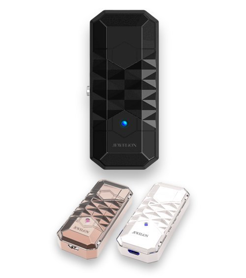 JEWELiON - ion Mask diamond grade portable negative ion air purifier - #rosegold