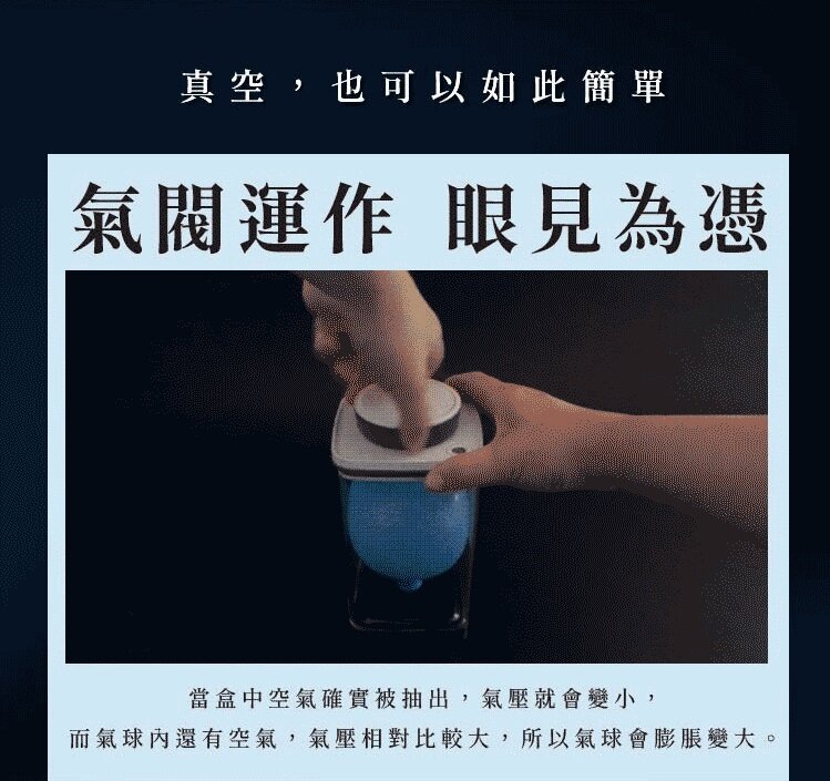 Ankomn - Turn-N-Seal 旋轉真空保鮮盒|真空儲存|咖啡豆保存|真空罐 300mL (0.3L)