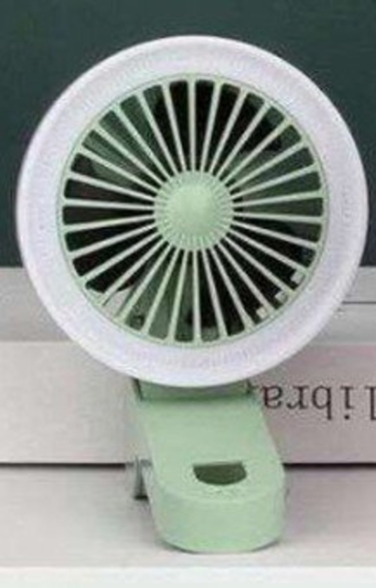 JNC - 2 in 1 Mini Night Light Folding Fan