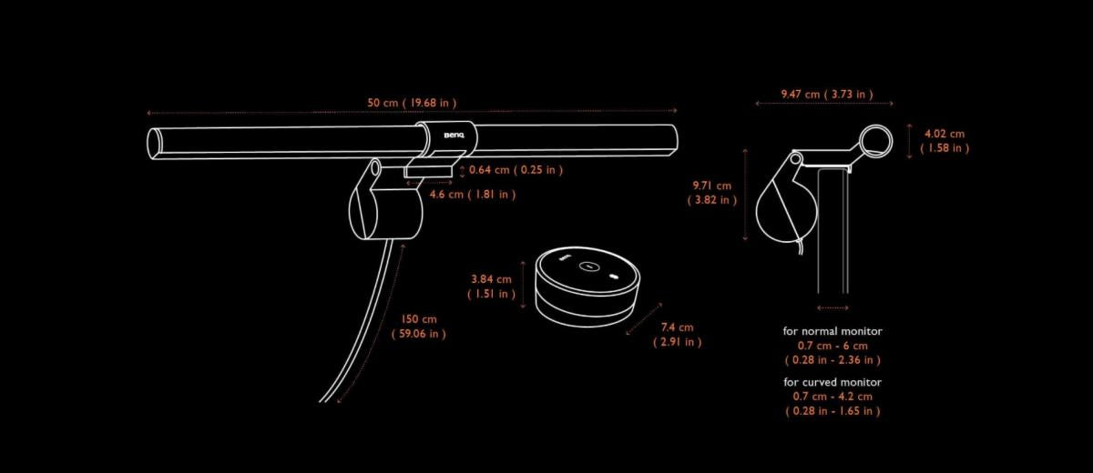 BENQ - ScreenBar Halo 螢幕智能掛燈 | 螢幕掛燈