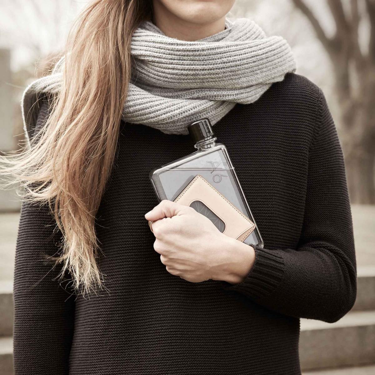 Memobottle - A6 memobottle 超薄環保水瓶|375ml|13oz|膠水樽|扁水樽|水壺|不含BPA|方便收納