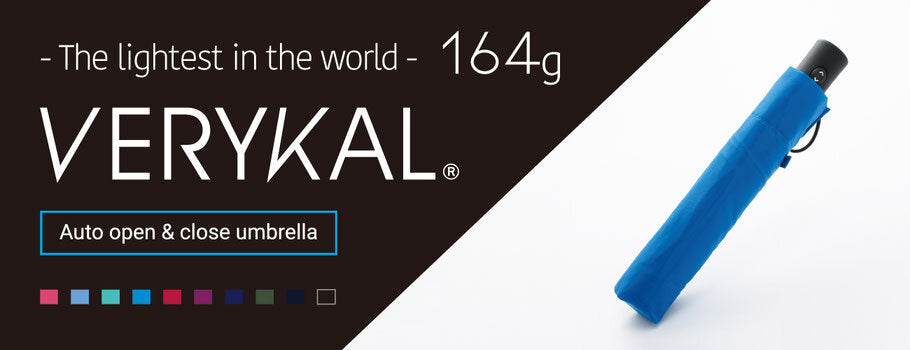 Amvel - VERYKAL Super Light One-touch Automatic Folding Umbrella|Water Cover|Automatic Opening/Opening Cover|Sunscreen|Sunshade|Bone Cover|164g|Windproof-Ocean Blue