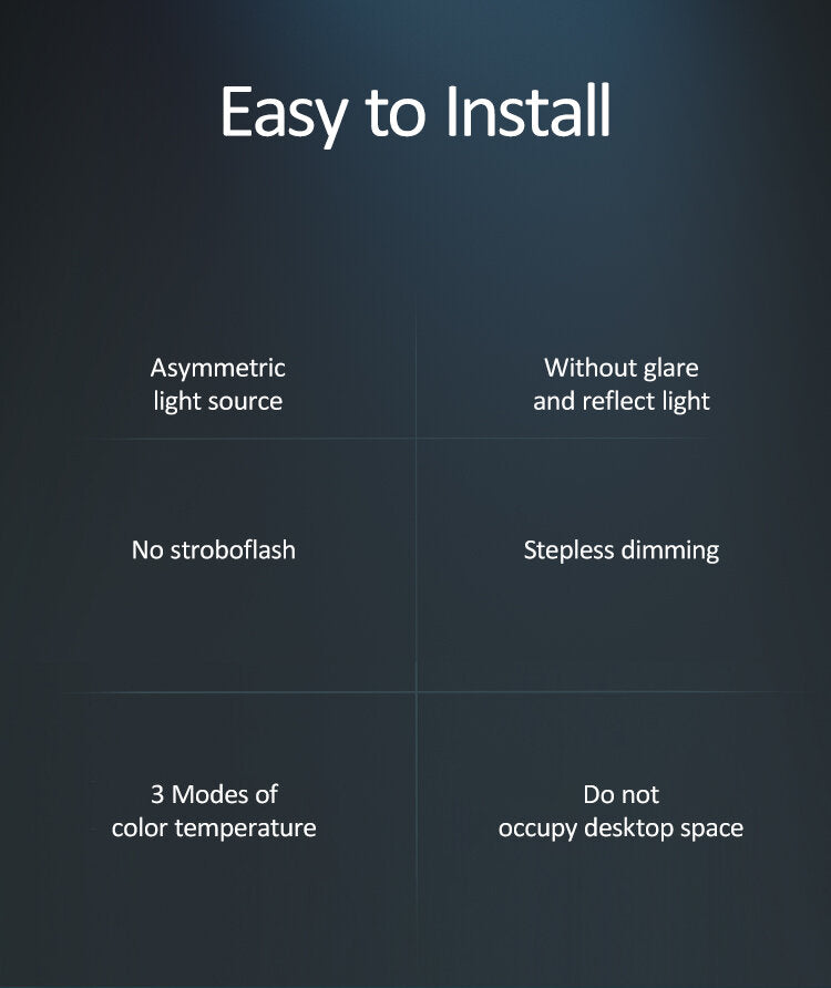 Usams - US-ZB179 Computer screen light|Screen smart hanging light