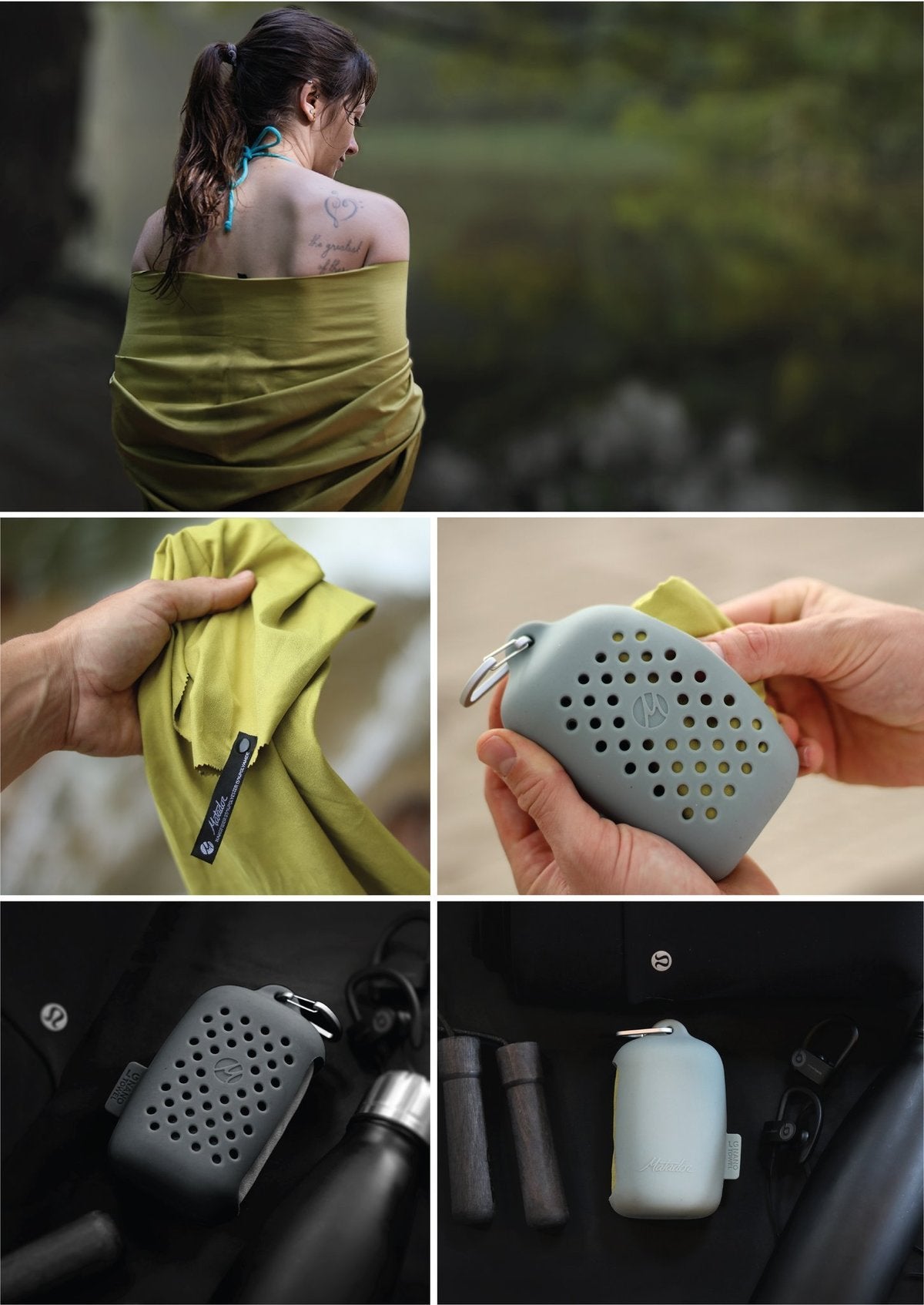 MATADOR - 納米纖維速乾毛巾 - 大 - 綠色【香港行貨】