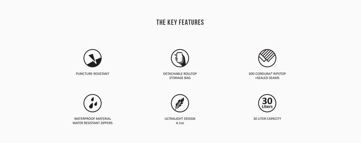 MATADOR - Transit30 2.0 高級系列防水摺疊旅行袋 - 30L - 啡色