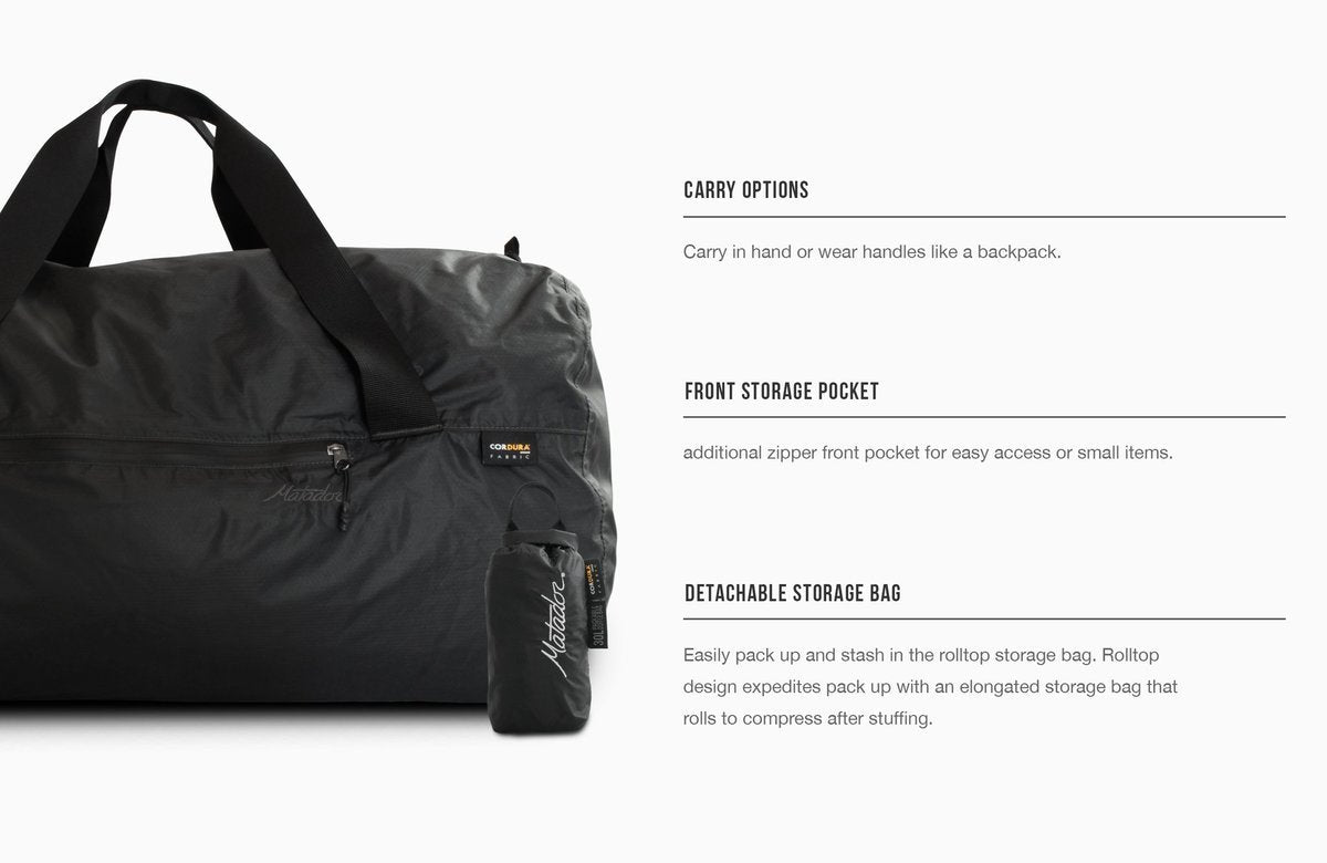 MATADOR - Transit30 2.0 高級系列防水摺疊旅行袋 - 30L - 啡色