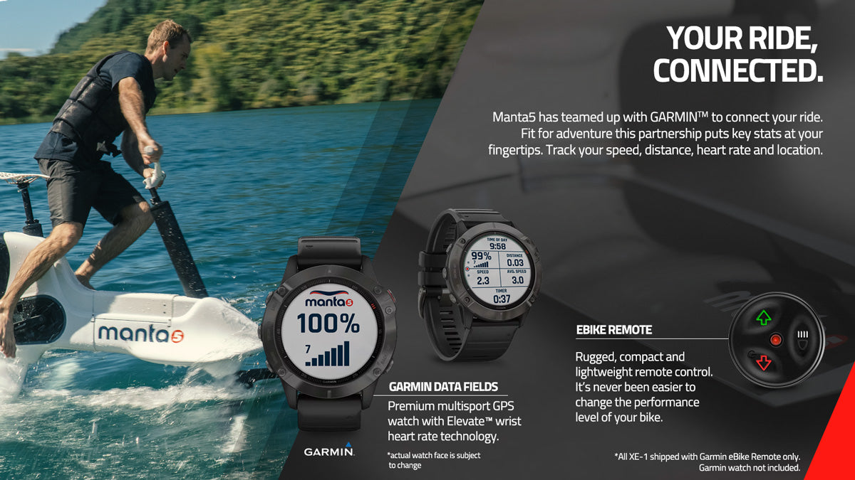 Manta5 HYDROFOILER XE-1水上飄電動單車【原裝行貨】