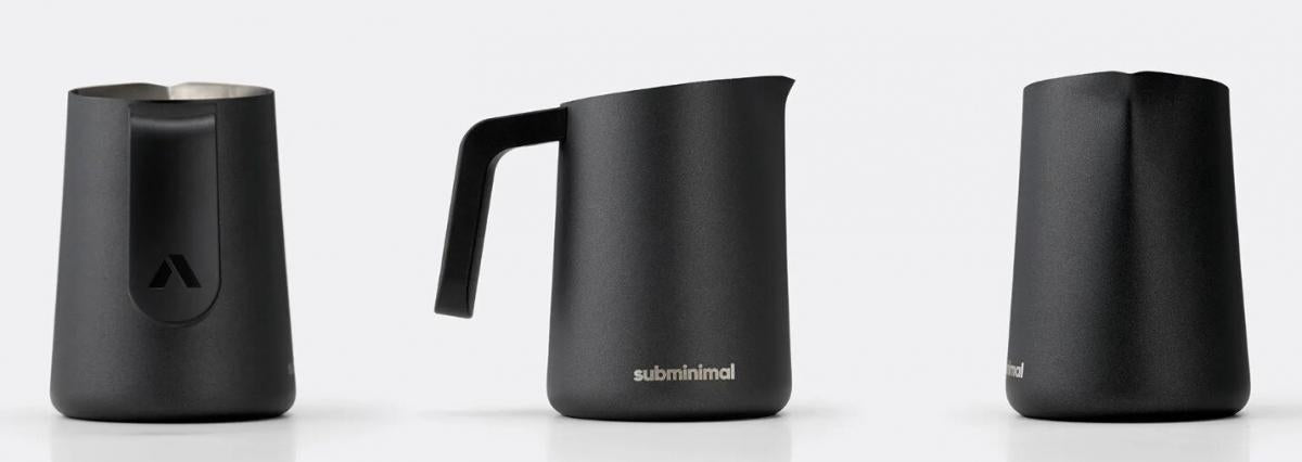 Subminimal - FlowTip Milk Jug Streamline Latte Art Steel Cup | Coffee Latte Art Cup | Latte Art Cylinder | Milk Cup | Milk Jug