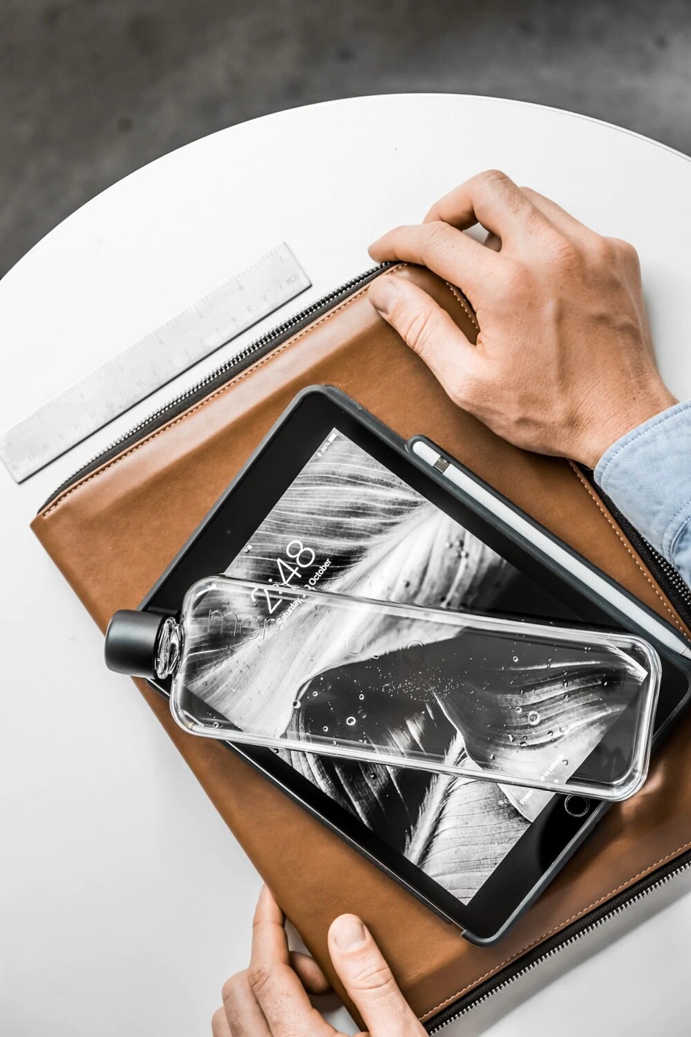 Memobottle - Slim memobottle 超薄環保水瓶|450ml|15oz|膠水樽|扁水樽|水壺|不含BPA|方便收納