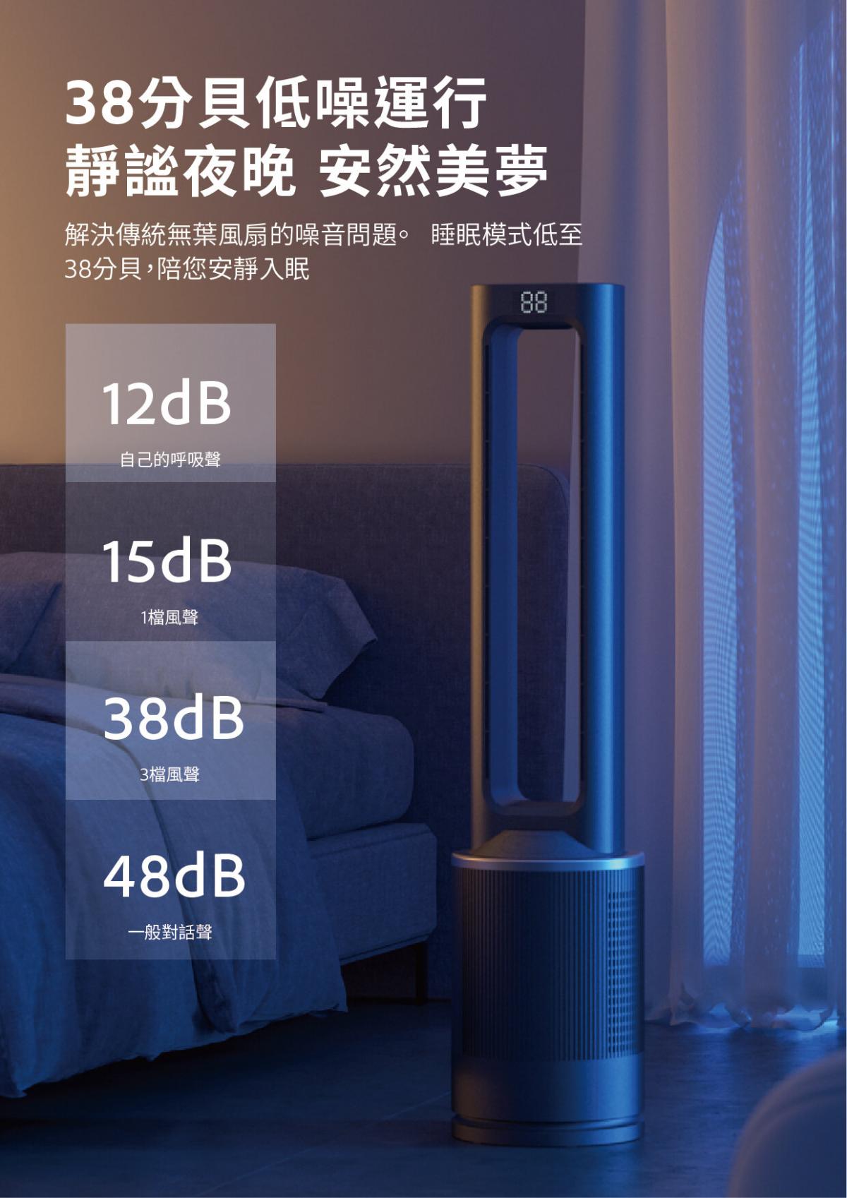 DAEWOO - V8 Max Air Purifying Bladeless Fan