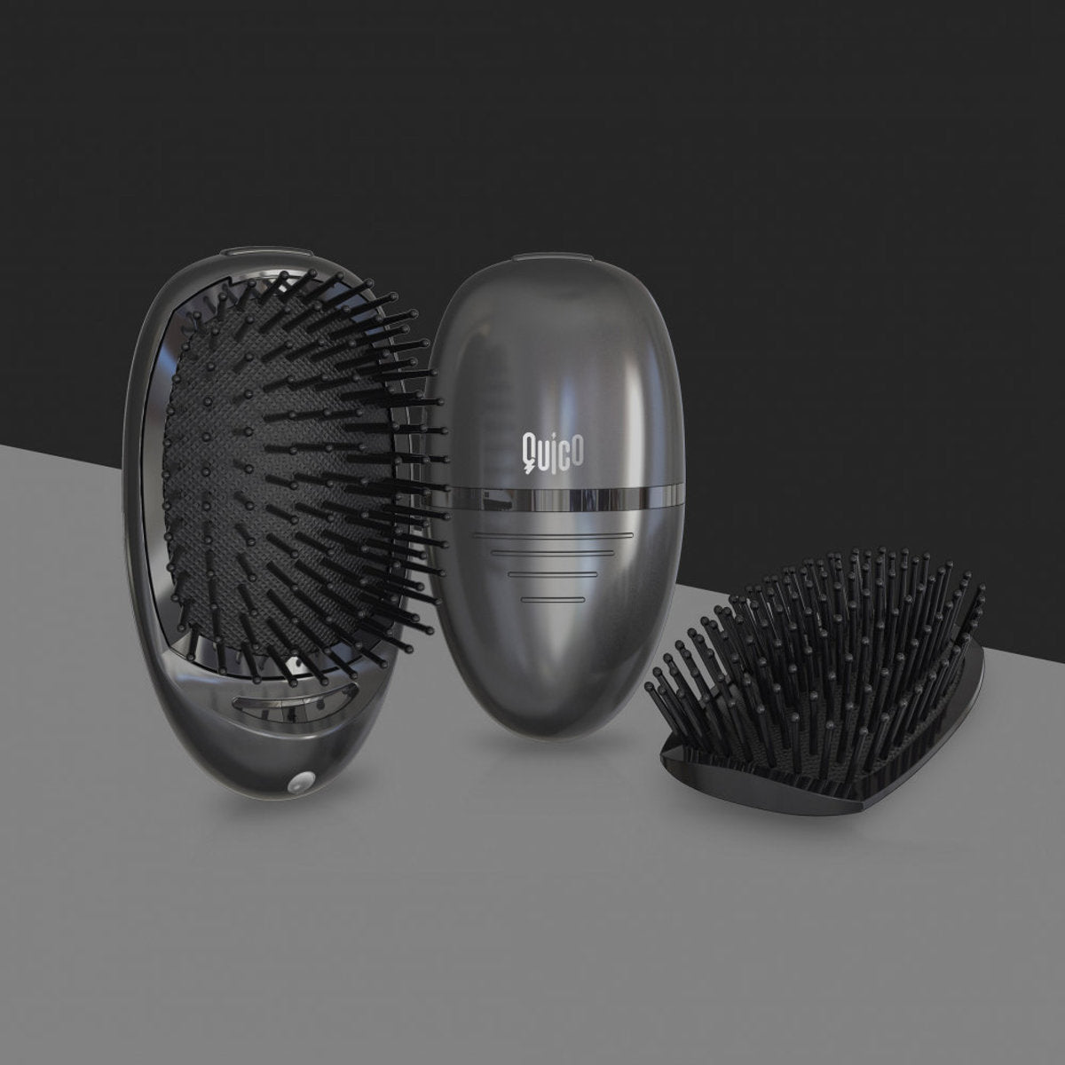 Quico - Negative Ion Comb - Piano Black