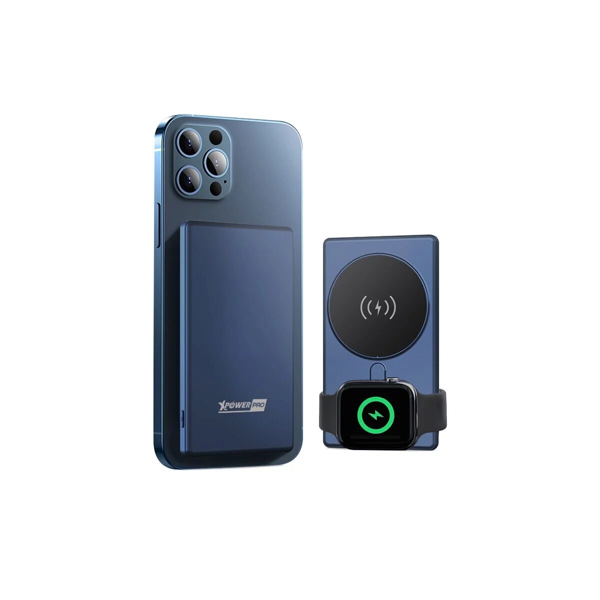 Xpower - XPower N66 3合1 磁吸無線充+Apple Watch外置充電器|MagSafe電池|移動電池|尿袋