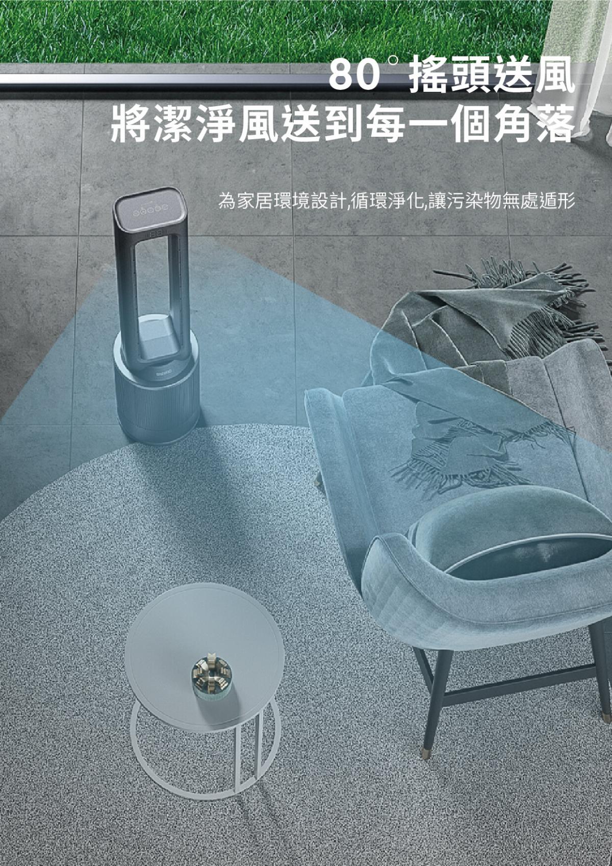 DAEWOO - V8 Max Air Purifying Bladeless Fan